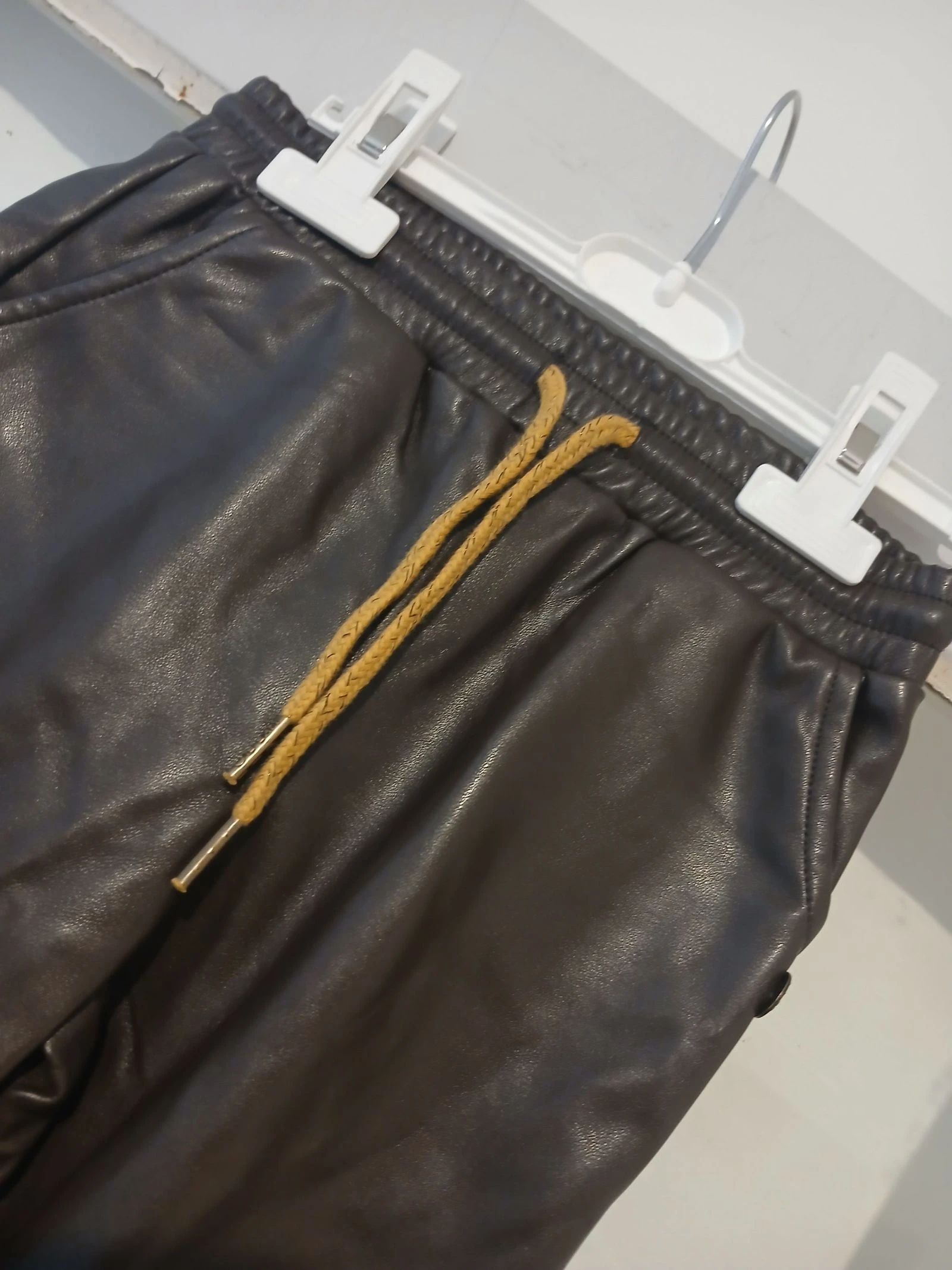 Leren imitatiebroek – photo 2